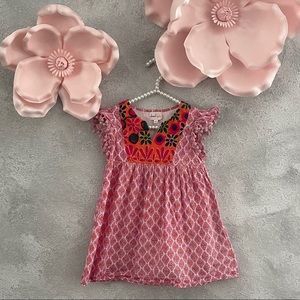 Cheeni Girls Embroidered Dress